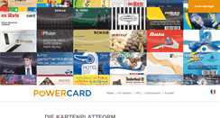 Desktop Screenshot of powercard.ch
